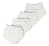 White Training Pants 4-Pack Emerald Clover