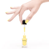 Premium Nail Lacquer, AURORA- 210, BABY YELLOW CRÈME NAIL POLISH Emerald Maple