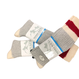 Wool Striped Boot Work Men's 3 Pair Pack Socks