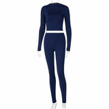 2-Piece Casual Long-sleeved Outfit