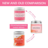 8.8 oz Anti-Cellulite Body Slimming Cream with Massager Pink Iolaus