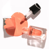 Premium Nail Lacquer, GLORY - 241, SOFT ORANGE CRÈME NAIL POLISH Emerald Maple