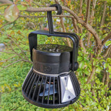 Solar LED Camping Light with Foldable Fan - Rechargeable