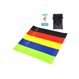 Flex & Stretch Exercise Latex Bands - Set of 5