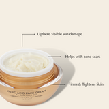 Kojic Acid Face Cream & Pore Refining Serum Set