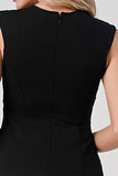 Sleeveless V-Neck Lace Peplum Top Indigo Arrowwood