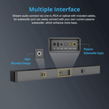 Norcent KB2020 Black Mamba Series 32" 80W Bluetooth Sound Bar