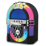 Victor BLVD Mini Bluetooth Jukebox with Multicolor LED Lighting Sky Iapetus