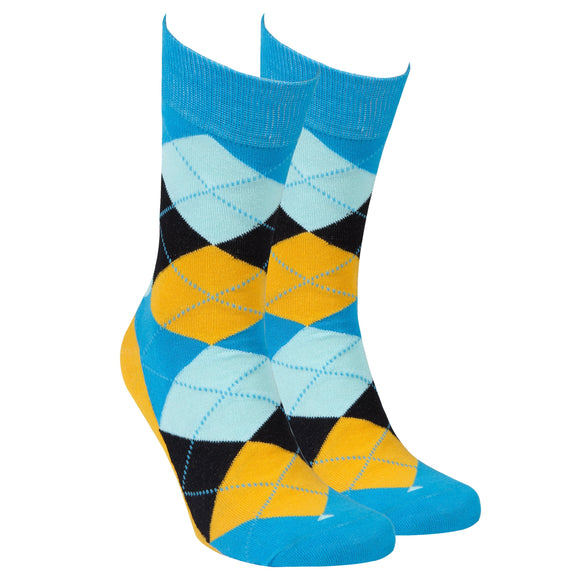 Men's Bluebird Argyle Socks Orchid Erebus
