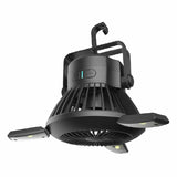 Solar LED Camping Light with Foldable Fan - Rechargeable