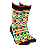 Men's Designless Squares Socks Orchid Erebus