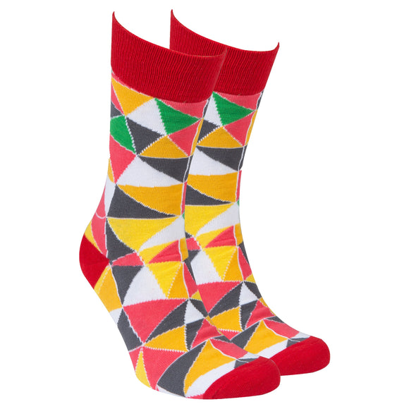Men's Flame Triangle Socks Orchid Erebus