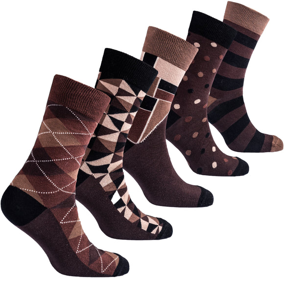 Men's Mocha Mix Set Socks Orchid Erebus