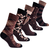 Men's Mocha Mix Set Socks Orchid Erebus