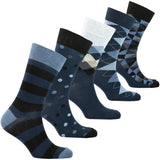 Men's Azure Mix Set Socks Orchid Erebus