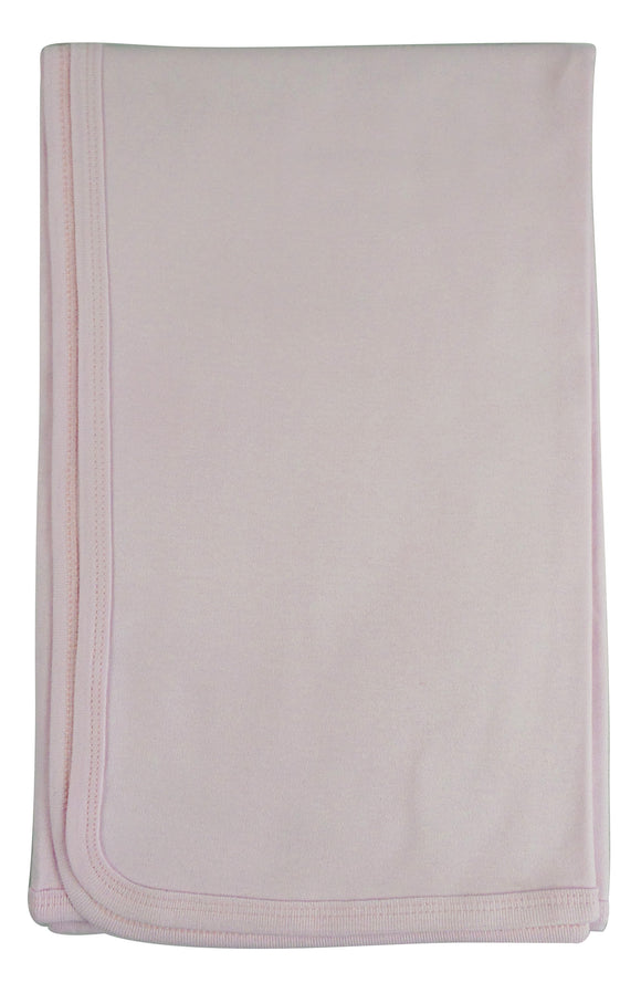 Bambini Pink Receiving Blanket