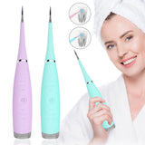 Electric Sonic Dental Calculus Plaque Remover Tool Pink Iolaus