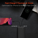 Hypergear 10000mAh 20W PD + USB Power Bank Black