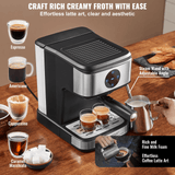 VEVOR Espresso Machine, 15 Bar Coffee/Espresso Maker Lavender Windroot