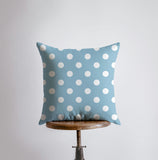 Love Floral Blue Polkadots Pillow Cover | Gospel Pillow | Home Decor | Maroon Abderus