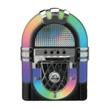 Victor BLVD Mini Bluetooth Jukebox with Multicolor LED Lighting Sky Iapetus