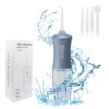 Cordless Water Dental Flosser Rechargeable Pink Iolaus