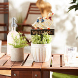Welcome Ducks Cast Iron Sign