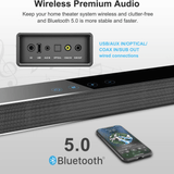 Norcent KB2020 Black Mamba Series 25" 120W Bluetooth Sound Bar