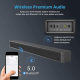 Norcent KB2020 Black Mamba Series 32" 80W Bluetooth Sound Bar