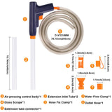 Multi-Function Water Exchanger: Sand Washing, Water Change, And Algae White Diomedes