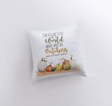 I'm so glad I live in a world where there are Octobers | Pillow Cover Maroon Abderus