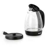 Better Chef 7-Cup Cordless Borosilicate Glass Electric Kettle with LED Sky Iapetus