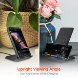 HyperGear Wireless Fast Charging Stand Black
