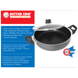 Better Chef 10" Aluminum Non-Stick Deep Fryer with Glass Lid