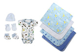 Newborn Baby Boys 8 Pc Layette Baby Shower Gift Emerald Clover