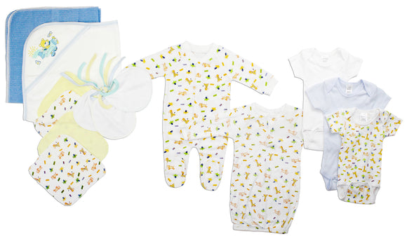 Newborn Baby Boys 14 Pc Layette Baby Shower Gift