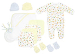 Newborn Baby Boys 13 Pc Layette Baby Shower Gift Emerald Clover