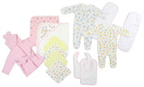 Newborn Baby Girls 14 Pc Layette Baby Shower Gift Emerald Clover