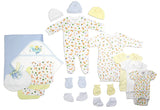 Newborn Baby Boys 21 Pc Layette Baby Shower Gift Emerald Clover
