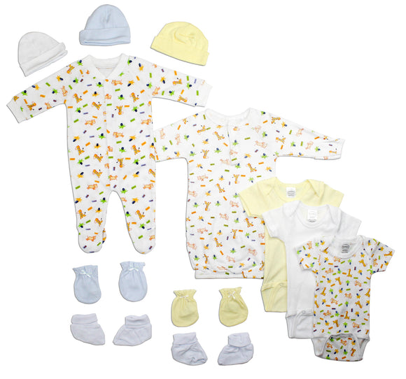 Newborn Baby Boys 12 Pc Layette Baby Shower Gift