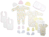 Newborn Baby Girls 18 Pc Layette Baby Shower Gift Emerald Clover