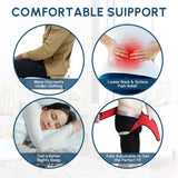 1 /2 Pcs Unisex Adjustable Hip Brace Thigh Compression Sleeve Pink Iolaus