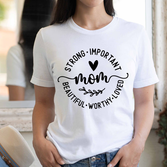Printed Mom Graphic Tee