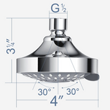 Shower Heads Handheld Adjustable High Pressure Spray