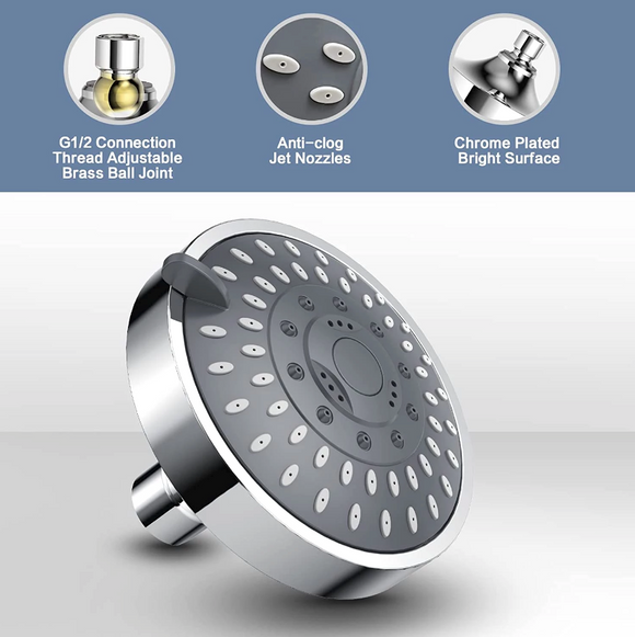 Shower Heads Handheld Adjustable High Pressure Spray