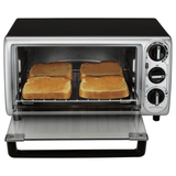 Proctor Silex 4-Slice 3-Knob Countertop Toaster Oven Broiler