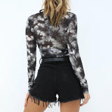 Transparent Sexy Tie-Dye Women's T-Shirt