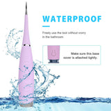Electric Sonic Dental Calculus Plaque Remover Tool Pink Iolaus