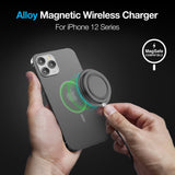 Naztech Alloy Magnetic 15W Wireless Fast Charger Black