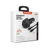 HyperGear SpeedBoost 25W PD USB-C Car Charger Kit with PPS Fast Charge